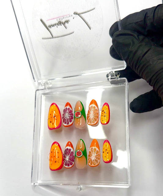 Fruit Bowl (XS-M) - press on nails - set of 10