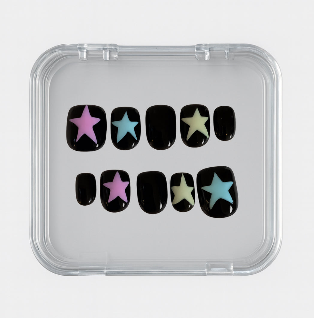 Star Girl (XS-M) - press on nails - set of 10