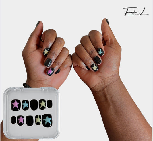 Star Girl (XS-M) - press on nails - set of 10
